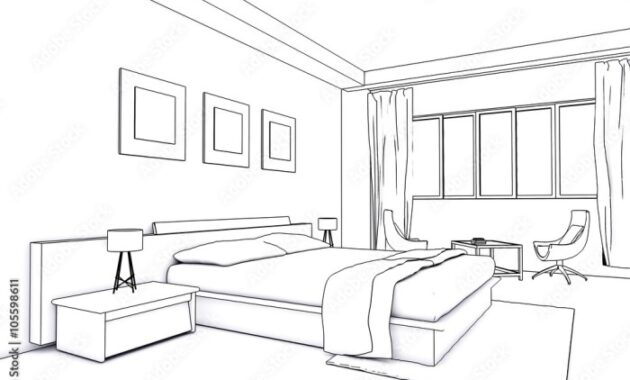 Interior bedroom sketch sketches conceptual renderings drawing drawings bedrooms architecture magdalena pe2 concept modern luxury