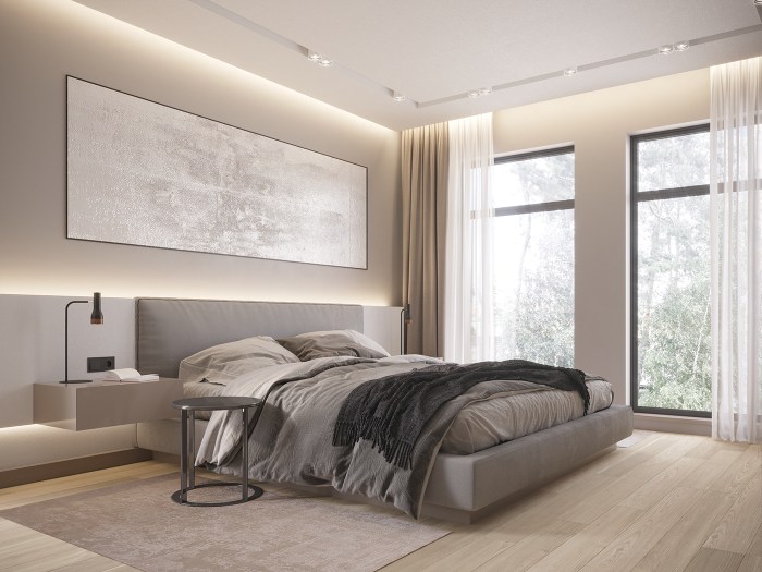 Bedroom minimalist interior design