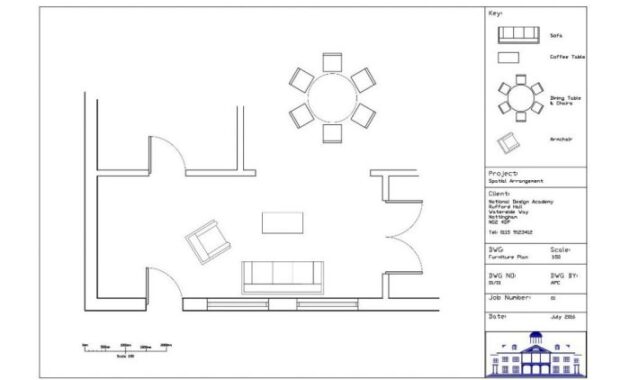 Interior autocad 3d drawing 2d scene process