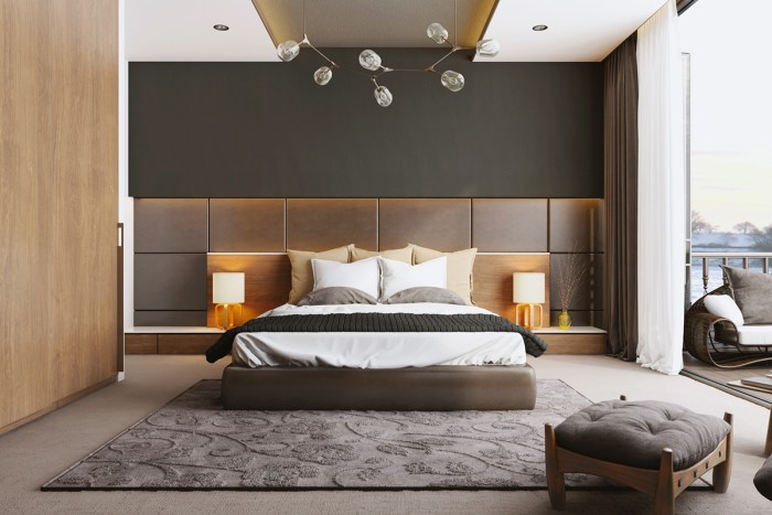 Bedroom modern interior design